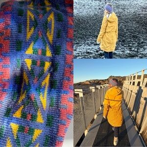 Urban Outfitters fair isle ear warmer headband ear band winter geometric knit